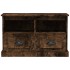 Mueble para TV madera contrachapada roble ahumado 80x35x50