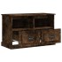 Mueble para TV madera contrachapada roble ahumado 80x35x50