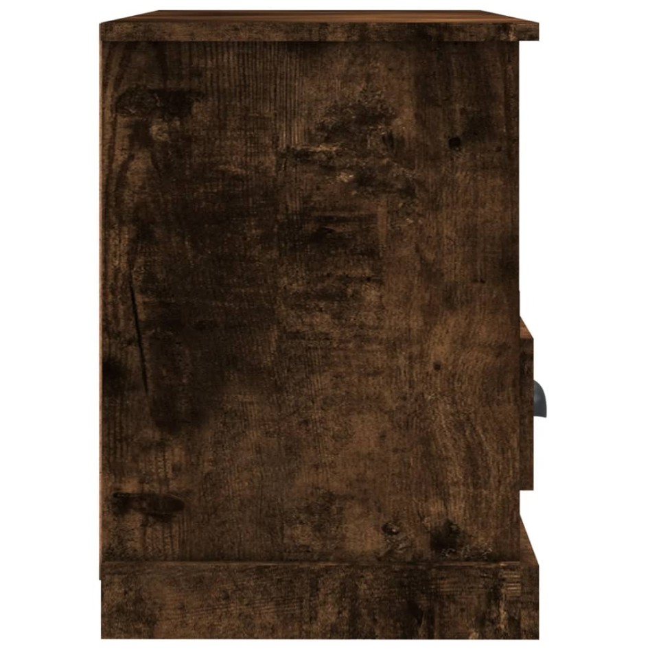 Mueble para TV madera contrachapada roble ahumado 80x35x50