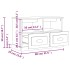 Mueble para TV madera contrachapada roble ahumado 80x35x50