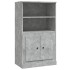 Aparador de madera contrachapada gris hormigón 60x35,5x103,5