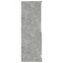Aparador de madera contrachapada gris hormigón 60x35,5x103,5