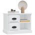 Mesita de noche blanco 60x35,5x45