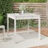 Mesa de jardín madera maciza de pino blanco 82,5x82,5x76