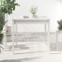 Mesa de jardín madera maciza de pino blanco 82,5x82,5x76