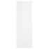 Aparador de madera contrachapada blanco brillo 60x35,5x103,5