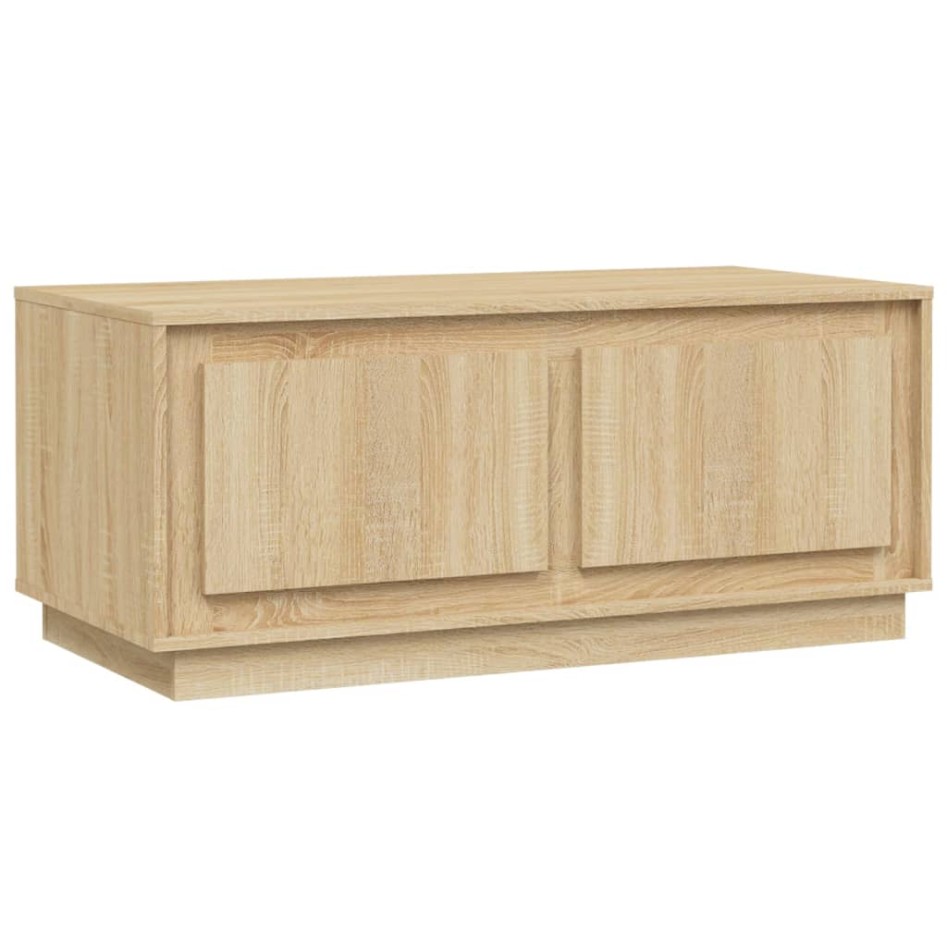 Mesa de centro madera contrachapada roble Sonoma 102x50x44