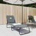 Tumbona plegable acero recubrimiento en polvo tela Oxford