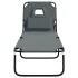 Tumbona plegable acero recubrimiento en polvo tela Oxford