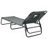 Tumbona plegable acero recubrimiento en polvo tela Oxford