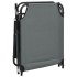 Tumbona plegable acero recubrimiento en polvo tela Oxford