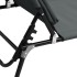 Tumbona plegable acero recubrimiento en polvo tela Oxford