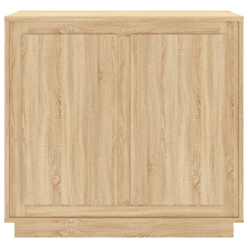 Aparador madera contrachapada color roble Sonoma 80x34x75
