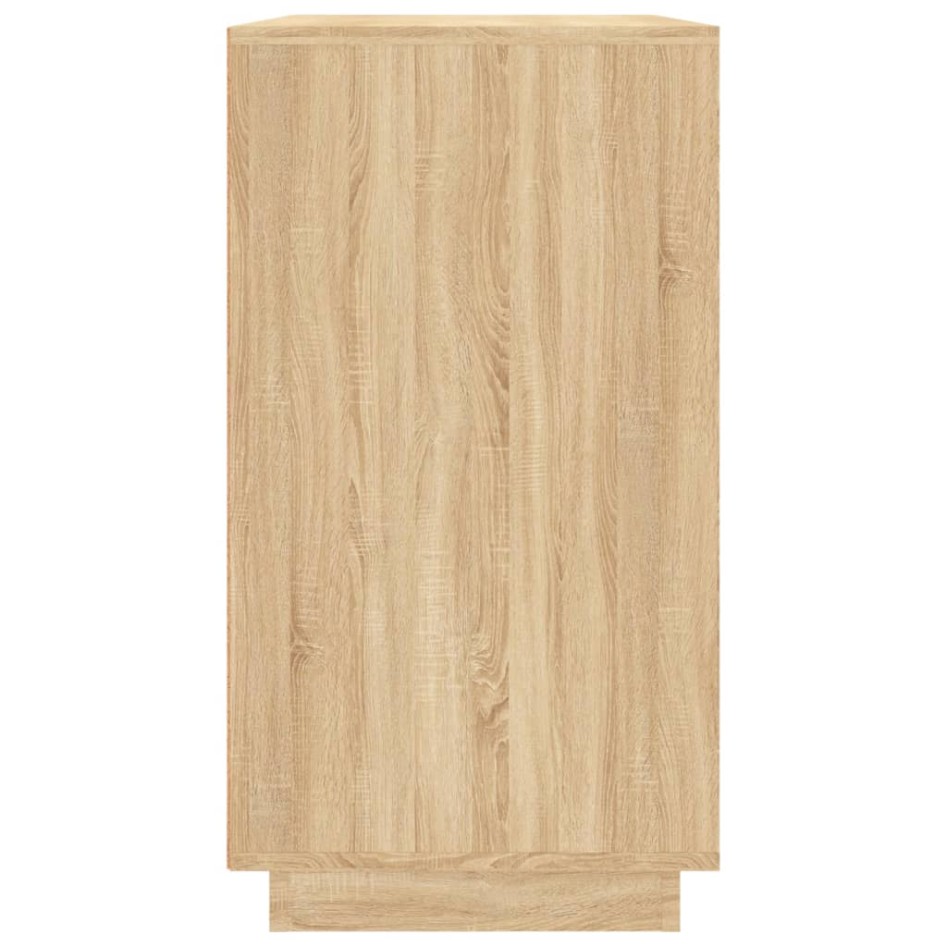 Aparador madera contrachapada color roble Sonoma 80x34x75