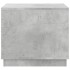 Mesa de centro madera contrachapada gris hormigón 51x50x44
