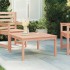 Mesa de jardín madera maciza de Douglas 82,5x82,5x45