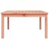 Mesa de jardín madera maciza de Douglas 82,5x82,5x45