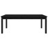 Mesa de jardín madera maciza pino negro 121x82,5x45