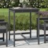 Mesa de jardín madera maciza pino gris 82,5x82,5x110