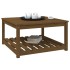 Mesa de jardín madera maciza pino marrón miel 82,5x82,5x45