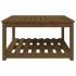 Mesa de jardín madera maciza pino marrón miel 82,5x82,5x45