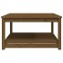 Mesa de jardín madera maciza pino marrón miel 82,5x82,5x45