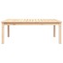 Mesa de jardín madera maciza pino 121x82,5x45