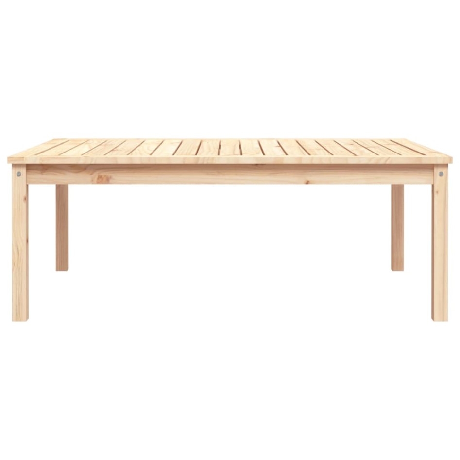 Mesa de jardín madera maciza pino 121x82,5x45