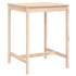 Mesa de jardín madera maciza de pino 82,5x82,5x110