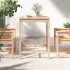 Mesa de jardín madera maciza de pino 82,5x82,5x110