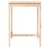 Mesa de jardín madera maciza de pino 82,5x82,5x110