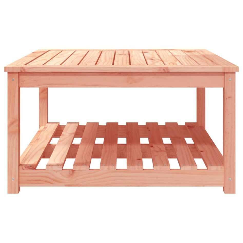 Mesa de jardín madera maciza de Douglas 82,5x82,5x45