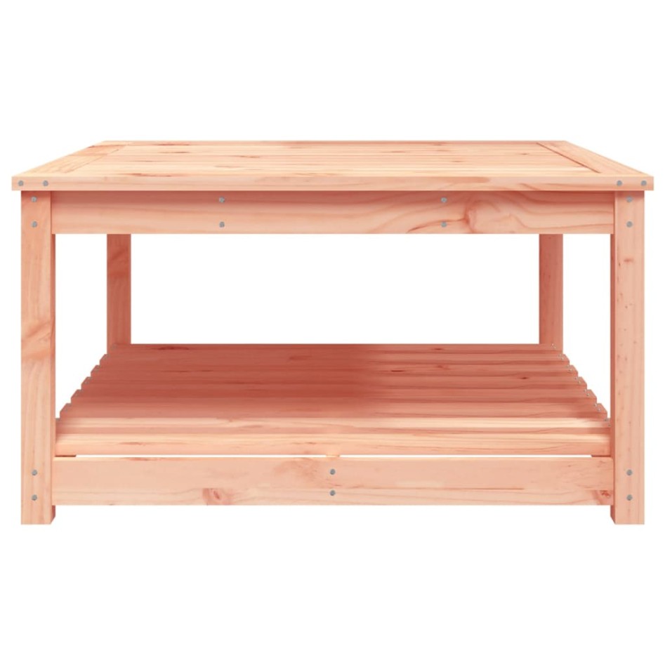 Mesa de jardín madera maciza de Douglas 82,5x82,5x45