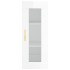 Aparador alto madera contrachapada blanco brillo 34,5x34x180