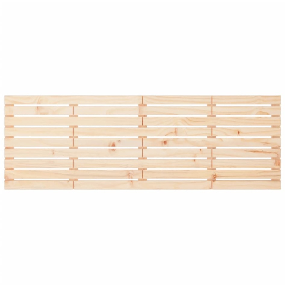 Cabecero de cama de pared madera maciza de pino 206x3x63