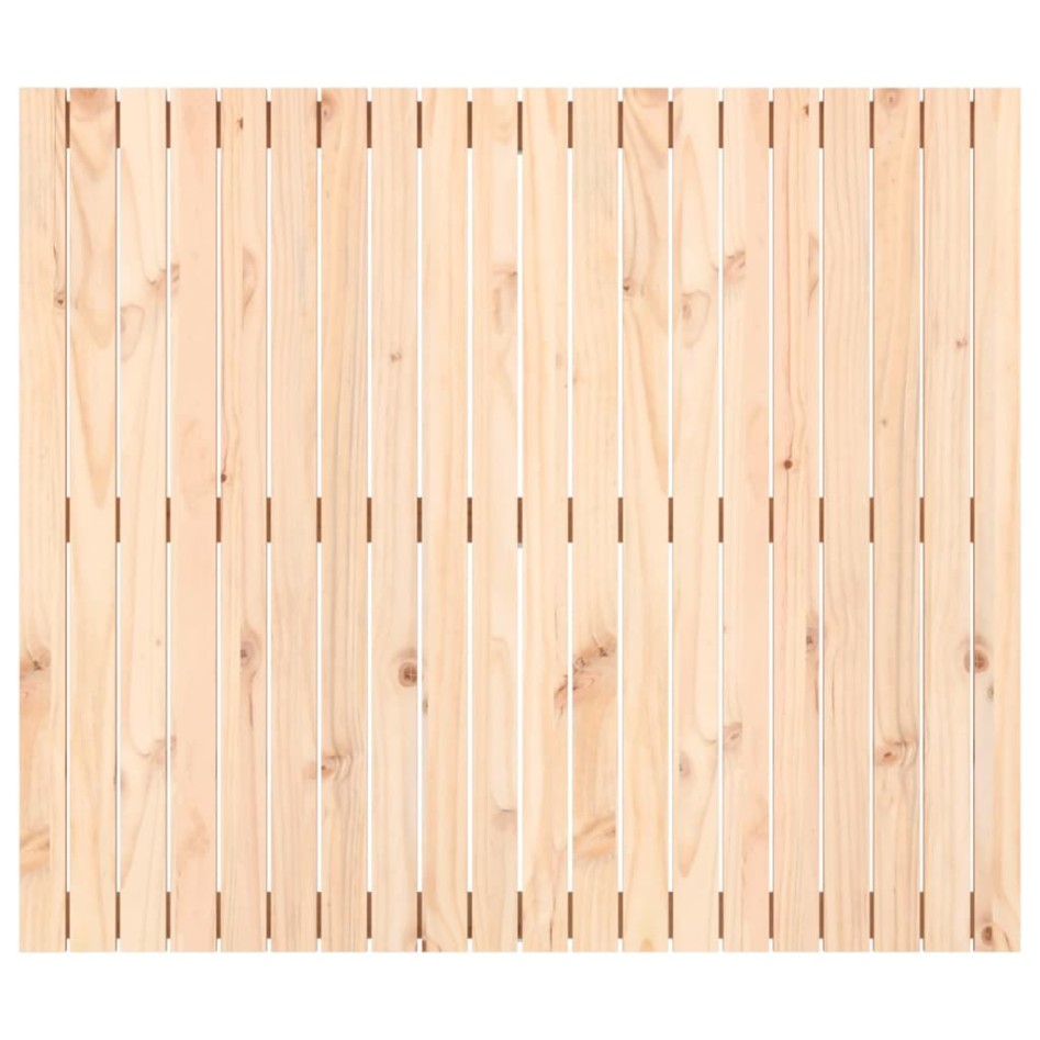 Cabecero de cama de pared madera maciza de pino 127,5x3x110