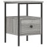 Mesitas noche 2 uds madera ingeniería gris Sonoma 34x36x50