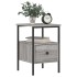 Mesitas noche 2 uds madera ingeniería gris Sonoma 34x36x50