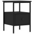 Mesitas de noche 2 uds madera de ingeniería negro 34x36x50