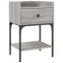 Mesitas noche 2 uds madera ingeniería gris Sonoma 40,5x31x60