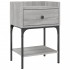 Mesitas noche 2 uds madera ingeniería gris Sonoma 40,5x31x60