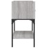 Mesitas noche 2 uds madera ingeniería gris Sonoma 40,5x31x60