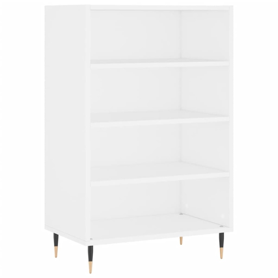 Aparador alto madera de ingeniería blanco 57x35x90