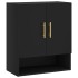 Armario de pared madera de ingeniería negro 60x31x70