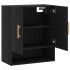 Armario de pared madera de ingeniería negro 60x31x70