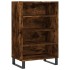 Aparador alto madera de ingeniería roble ahumado 57x35x90