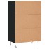 Aparador alto madera de ingeniería negro 57x35x90