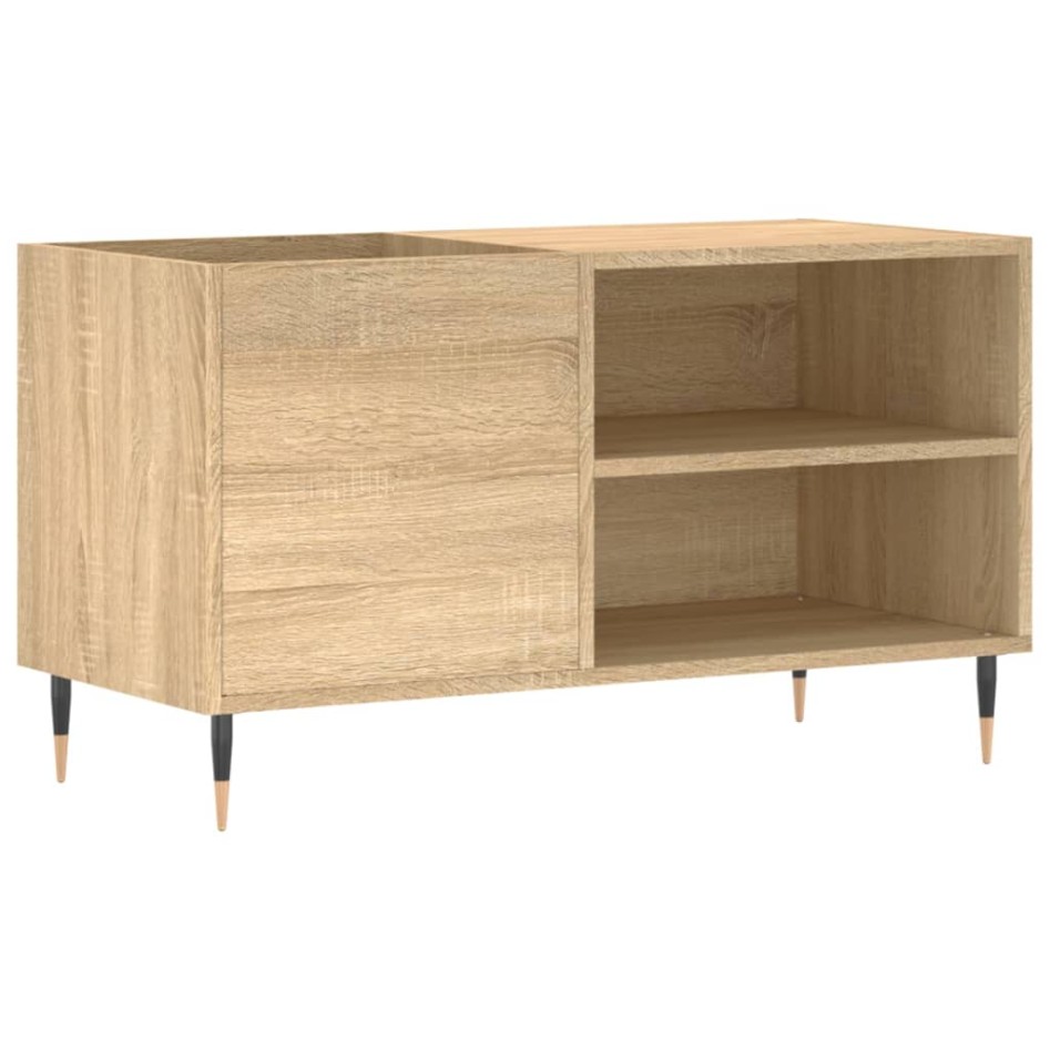 Mueble de discos madera de ingeniería roble Sonoma 85x38x48