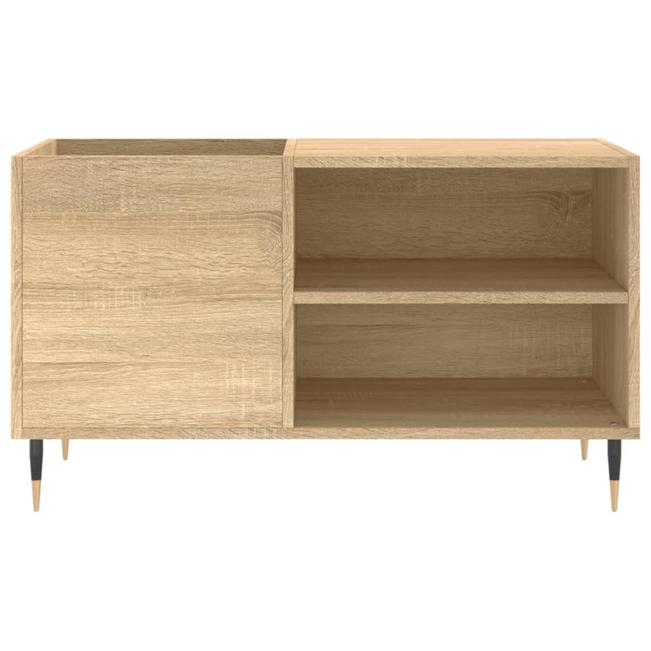 Mueble de discos madera de ingeniería roble Sonoma 85x38x48