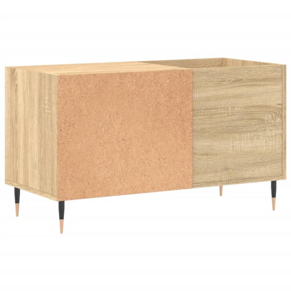 Mueble de discos madera de ingeniería roble Sonoma 85x38x48